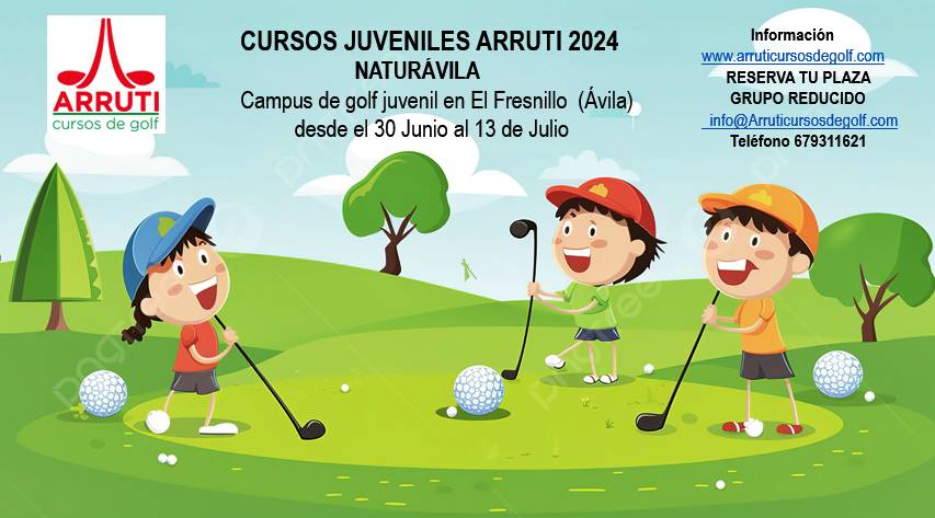 Cursos de golf Jesús Arruti - Naturavila